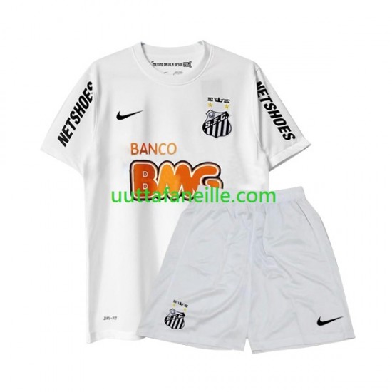 Jalkapallo Pelipaitoja Santos FC -2012 Retro Lasten Kotipeliasu 2011 Lyhythihainen