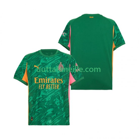 Jalkapallo Pelipaitoja AC Milan Maalivahti Mies Vieraspeliasu 2025-2026 Lyhythihainen