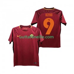 Jalkapallo Pelipaitoja AS Roma DZEKO 9 2017-2018 Retro Mies Kotipeliasu Lyhythihainen