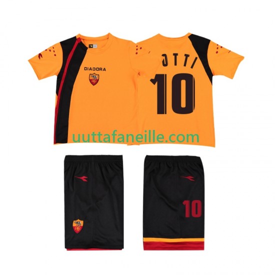 Jalkapallo Pelipaitoja AS Roma TOTTI 10 2005- Retro Lasten Kotipeliasu 2006 Lyhythihainen