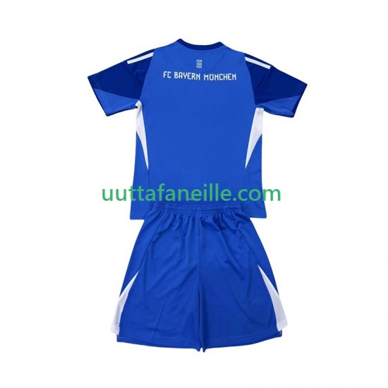 Jalkapallo Pelipaitoja FC Bayern München Maalivahti Lasten Vieraspeliasu 2025-2026 Lyhythihainen