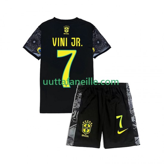 Brasilia Vinicius Junior 7 Cheist the Redeemer Football Shirts Lasten Kotipeliasu 2024 Lyhythihainen