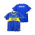 Jalkapallo Pelipaitoja CA Boca Juniors 2003 Retro Mies Kotipeliasu 2004 Lyhythihainen