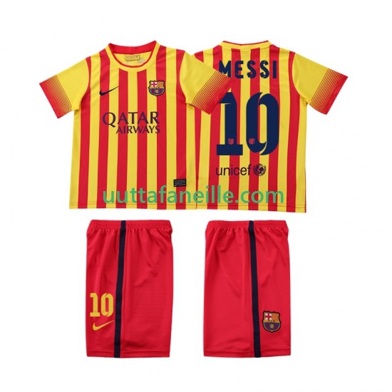 Jalkapallo Pelipaitoja FC Barcelona Lionel Messi 10 2013 2014 Retro Lasten Vieraspeliasu Lyhythihainen