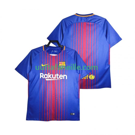 Jalkapallo Pelipaitoja FC Barcelona 2017-20168 Retro Mies Kotipeliasu Lyhythihainen