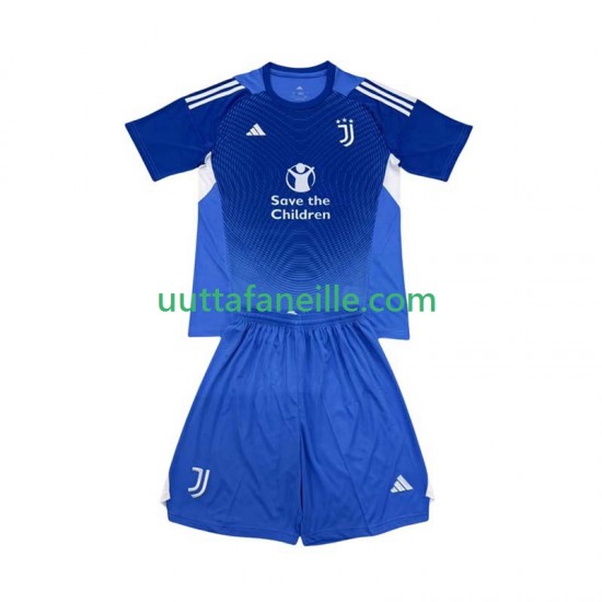 Jalkapallo Pelipaitoja Juventus Maalivahti Lasten Kotipeliasu 2025-2026 Lyhythihainen