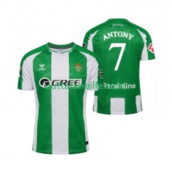 Jalkapallo Pelipaitoja Real Betis Antony 7 Mies Kotipeliasu 2025-2026 Lyhythihainen