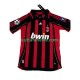 Jalkapallo Pelipaitoja AC Milan KAKA 8 2007 Retro Mies Kotipeliasu 2006 Lyhythihainen