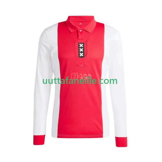 Jalkapallo Pelipaitoja AFC Ajax Anniversary Mies Kotipeliasu 2024-2025 Pitkähihainen