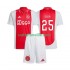Jalkapallo Pelipaitoja AFC Ajax Wout Weghorst 25 Lasten Kotipeliasu 2024-2025 Lyhythihainen