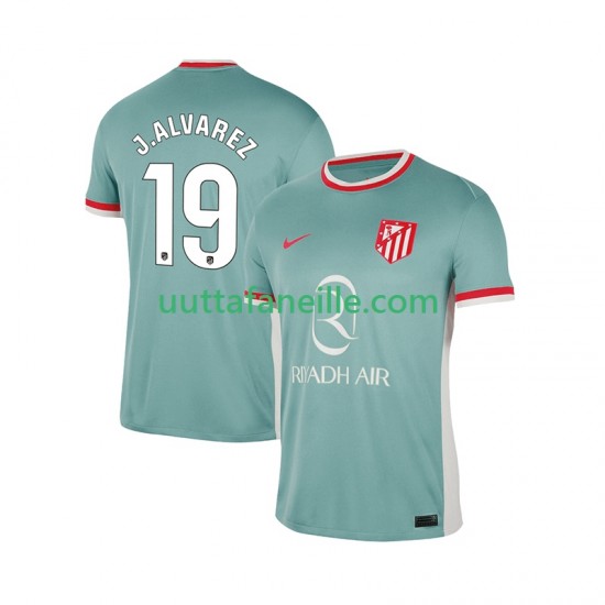 Jalkapallo Pelipaitoja Atlético Madrid Julian Alvarez 19 Mies Vieraspeliasu 2024-2025 Lyhythihainen