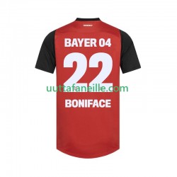 Jalkapallo Pelipaitoja Bayer 04 Leverkusen Victor Boniface 22 Mies Kotipeliasu 2024-2025 Lyhythihainen