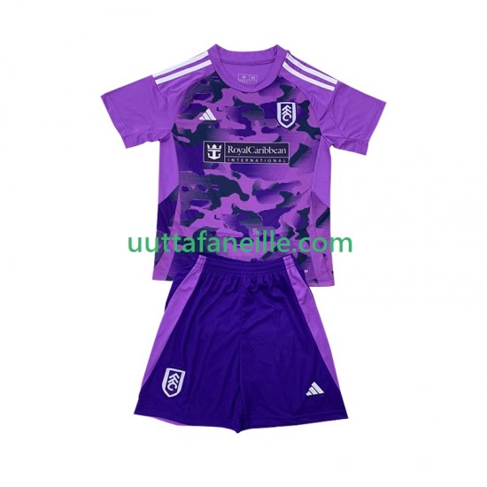 Jalkapallo Pelipaitoja Fulham Lasten Kolmas peliasu 2024-2025 Lyhythihainen