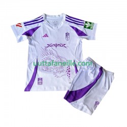 Jalkapallo Pelipaitoja Girona Lasten Neljäs peliasu 2024-2025 Lyhythihainen