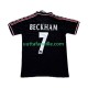 Jalkapallo Pelipaitoja Manchester United Beckham 7 Retro Mies Kolmas peliasu 1998 1999 Lyhythihainen