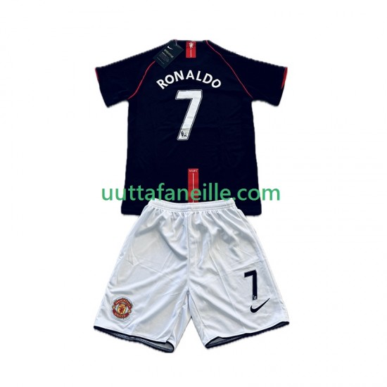 Jalkapallo Pelipaitoja Manchester United Cristiano Ronaldo 7 2007 Retro Lasten Vieraspeliasu 2008 Lyhythihainen