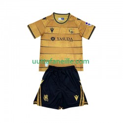 Jalkapallo Pelipaitoja Real Sociedad Lasten Vieraspeliasu 2024-2025 Lyhythihainen