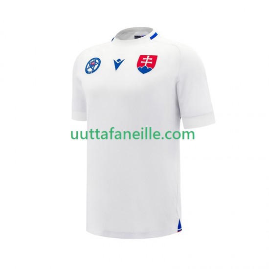 Jalkapallo Pelipaitoja Slovakia Mies Vieraspeliasu 2024-2025 Lyhythihainen