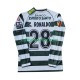 Jalkapallo Pelipaitoja Sporting CP Cristiano Ronaldo 28 2001 2003 Retro Mies Kotipeliasu Pitkähihainen