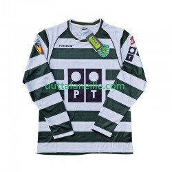 Jalkapallo Pelipaitoja Sporting CP Cristiano Ronaldo 28 2001 2003 Retro Mies Kotipeliasu Pitkähihainen
