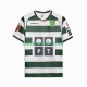 Jalkapallo Pelipaitoja Sporting CP 2001 2003 Retro Mies Kotipeliasu Lyhythihainen