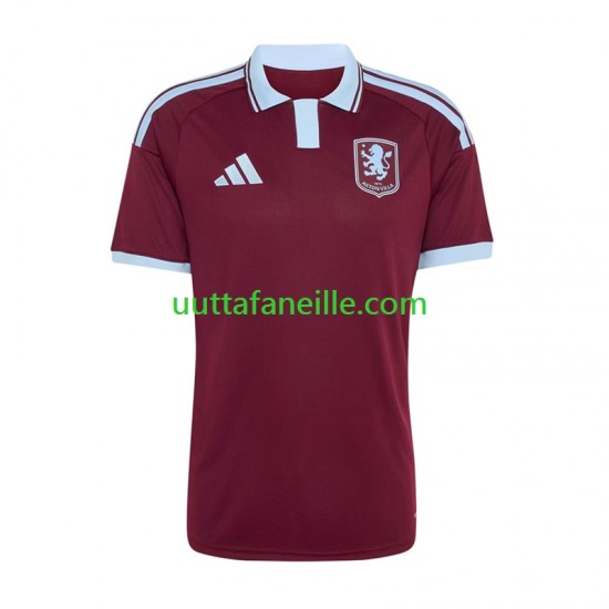 Jalkapallo Pelipaitoja Aston Villa Mies Kotipeliasu 2026-2027 Lyhythihainen