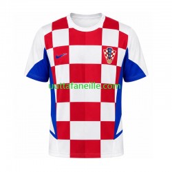 Jalkapallo Pelipaitoja Kroatia Retro Mies Kotipeliasu 2002 Lyhythihainen