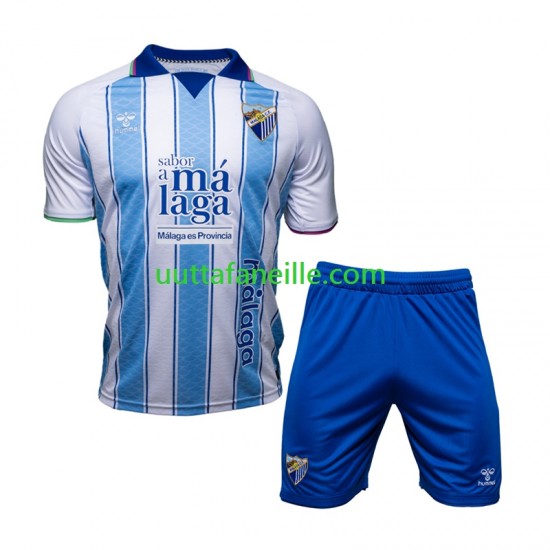 Jalkapallo Pelipaitoja Málaga CF Lasten Kotipeliasu 2026-2027 Lyhythihainen