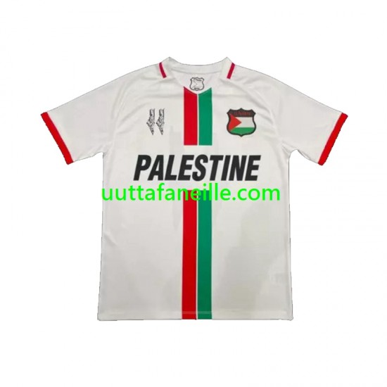 Jalkapallo Pelipaitoja Club Deportivo Palestino Center Stripre Mies Vieraspeliasu 2024-2025 Lyhythihainen