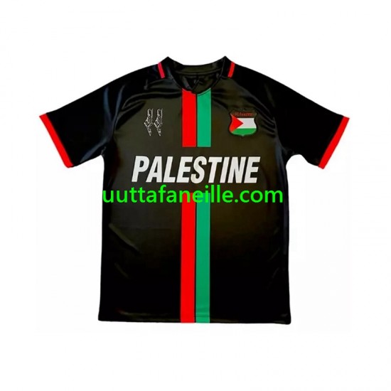 Jalkapallo Pelipaitoja Club Deportivo Palestino Center Stripre Mies Kotipeliasu 2024-2025 Lyhythihainen