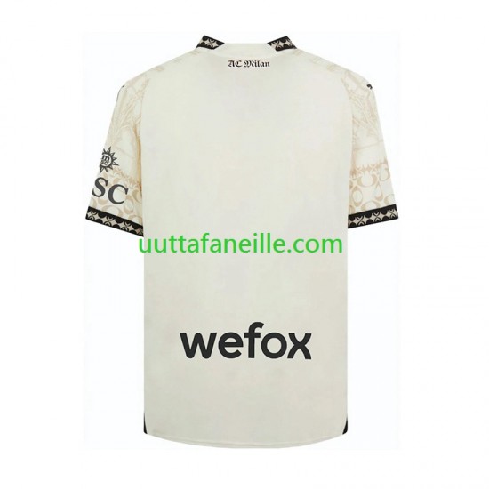Jalkapallo Pelipaitoja AC Milan Mies Neljäs peliasu 2023-2024 Lyhythihainen
