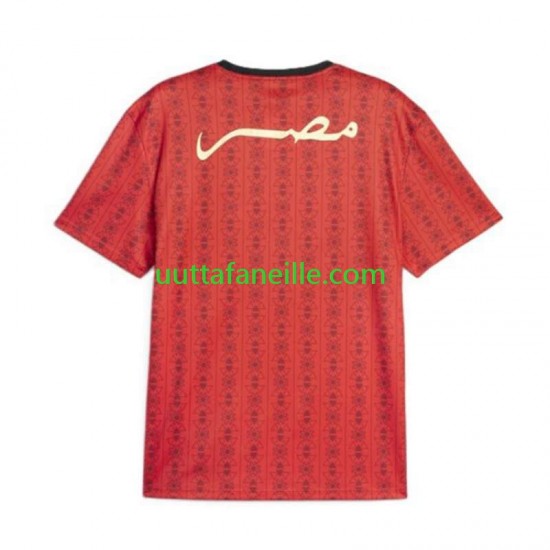 Jalkapallo Pelipaitoja Egypti Mies Kotipeliasu 2024 Lyhythihainen