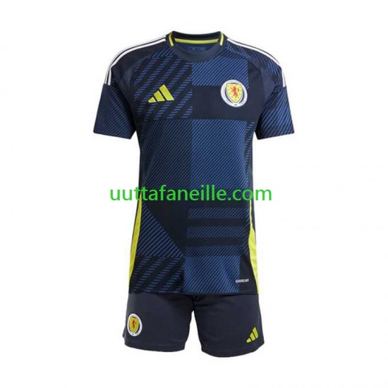 Jalkapallo Pelipaitoja Skotlanti Lasten Kotipeliasu Euro 2024 Lyhythihainen