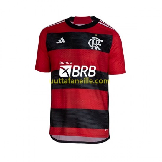 Jalkapallo Pelipaitoja CR Flamengo Mies Kotipeliasu 2023-2024 Lyhythihainen