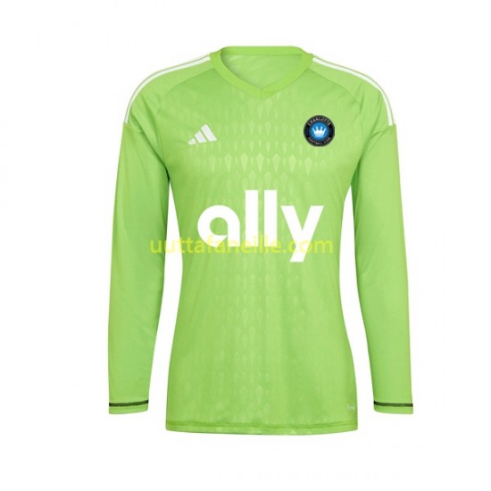 Jalkapallo Pelipaitoja Charlotte FC Maalivahti Mies Kotipeliasu 2023-2024 Pitkähihainen