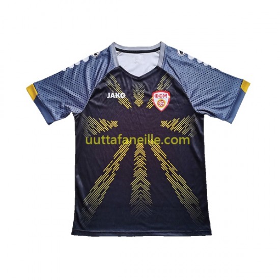 Jalkapallo Pelipaitoja Pohjois-Makedonia Mies Kolmas peliasu 2023 Lyhythihainen