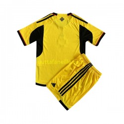 Jalkapallo Pelipaitoja Pohjois-Irlanti Lasten Kotipeliasu 2023 Lyhythihainen