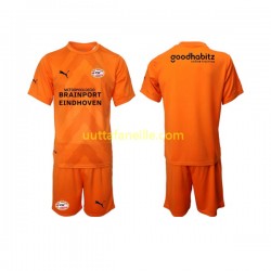 Jalkapallo Pelipaitoja PSV Eindhoven Maalivahti Lasten Vieraspeliasu 2022-2023 Lyhythihainen