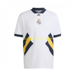 Jalkapallo Pelipaitoja Real Madrid Icon Retro Mies Kotipeliasu 2022-2023 Lyhythihainen