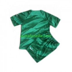 Jalkapallo Pelipaitoja Atlético Madrid Maalivahti Lasten Vieraspeliasu 2023-2024 Lyhythihainen