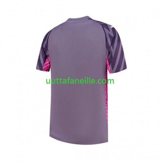 Jalkapallo Pelipaitoja Manchester City Maalivahti Mies Vieraspeliasu 2023-2024 Lyhythihainen