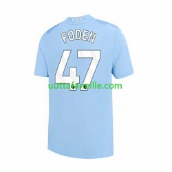 Jalkapallo Pelipaitoja Manchester City Phil Foden 47 Mies Kotipeliasu 2023-2024 Lyhythihainen