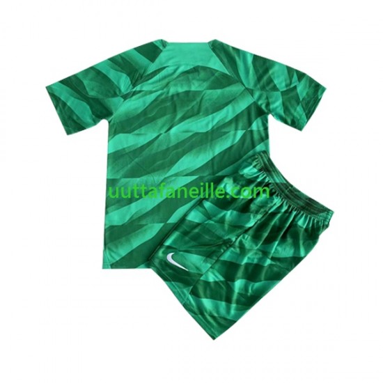 Jalkapallo Pelipaitoja Paris Saint-Germain Maalivahti Lasten Kotipeliasu 2023-2024 Lyhythihainen