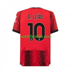Jalkapallo Pelipaitoja AC Milan Rafael Leao 10 Mies Kotipeliasu 2023-2024 Lyhythihainen
