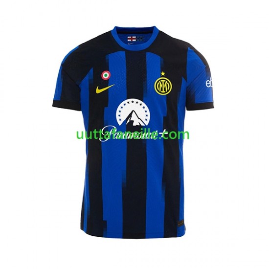 Jalkapallo Pelipaitoja Inter Milan Mies Kotipeliasu 2023-2024 Lyhythihainen