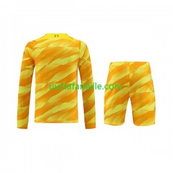 Jalkapallo Pelipaitoja Liverpool Maalivahti Lasten Kolmas peliasu 2023-2024 Pitkähihainen