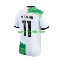 Jalkapallo Pelipaitoja Liverpool M.Salah 11 Mies Vieraspeliasu 2023-2024 Lyhythihainen