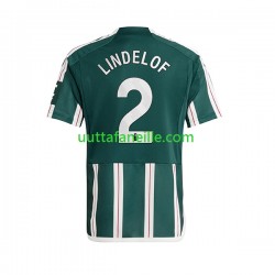 Jalkapallo Pelipaitoja Manchester United Lindelof 2 Mies Vieraspeliasu 2023-2024 Lyhythihainen
