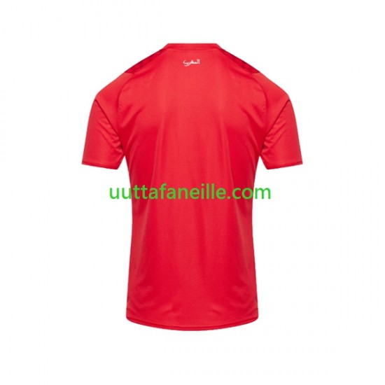 Jalkapallo Pelipaitoja Marokko Mies Kotipeliasu 2023 Lyhythihainen