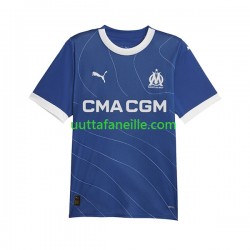 Jalkapallo Pelipaitoja Olympique de Marseille Mies Vieraspeliasu 2023-2024 Lyhythihainen